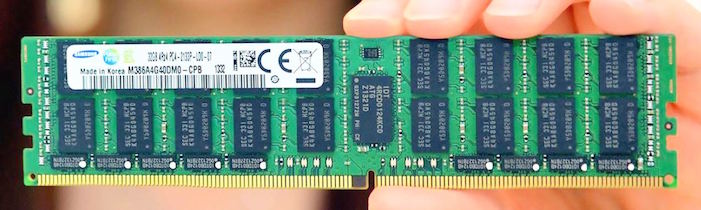 32 gigabyte DDR4-modul  i 20 nm