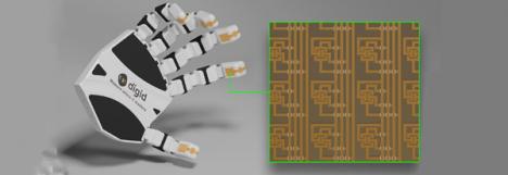 Minimal sensor för kraft och temperatur