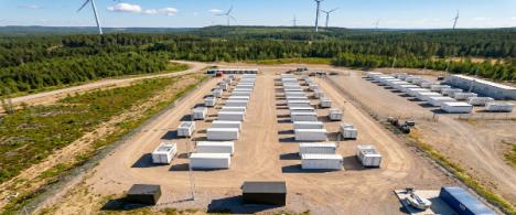 Nordens största batterilager byggs i Ånge