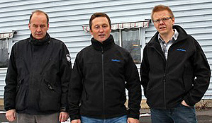 Leif Pekkari, Lage Niska och Mikael Isaksson.